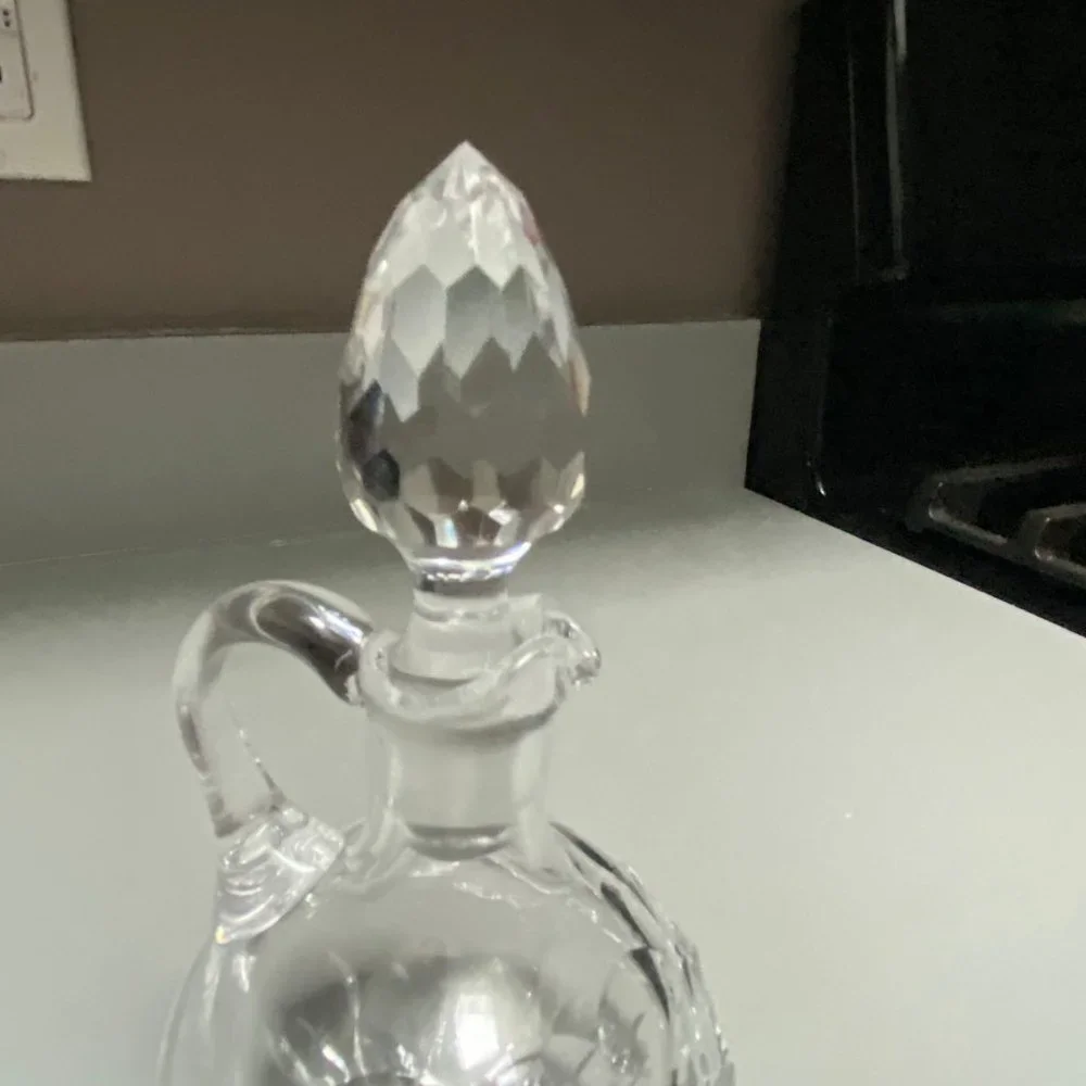 Vintage Waterford Irish Clear Crystal Innisfree Stopper Spout Decanter 6,5